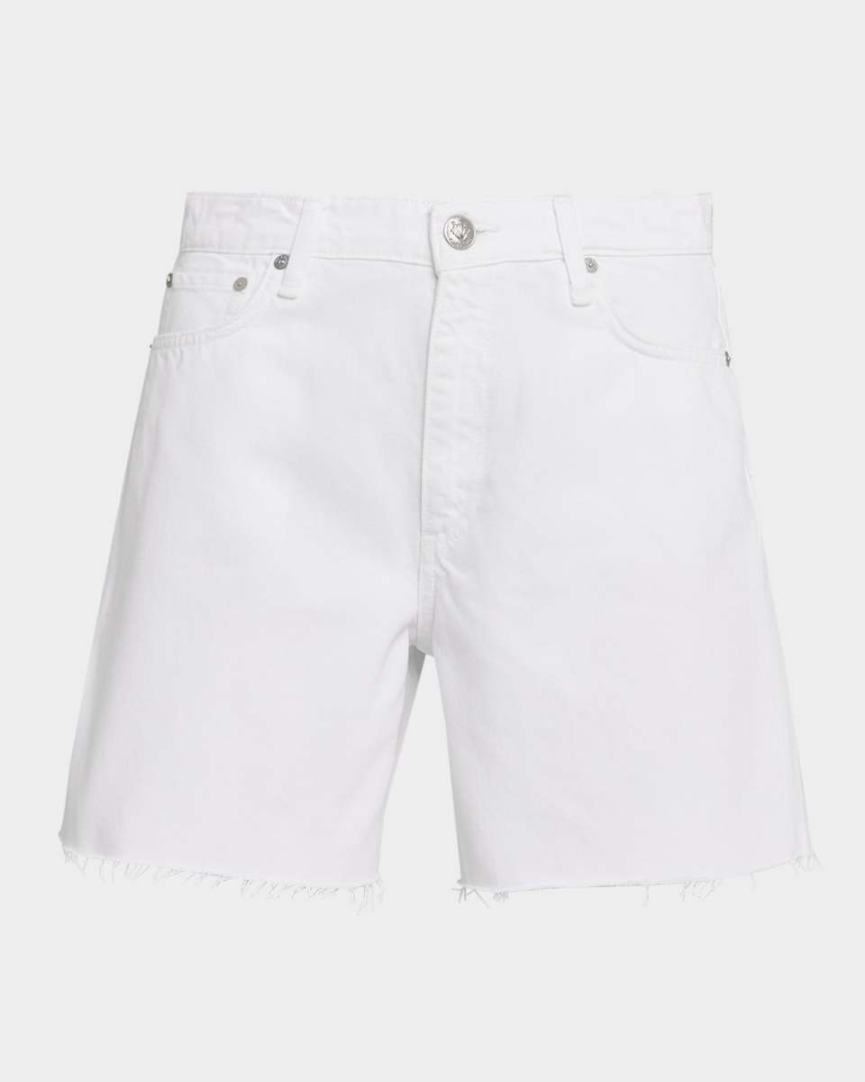 Kaia High-Rise Cut-Off Denim Shorts